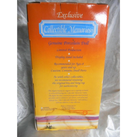 Vintage Collectible Memories Native American Collection 1995 Porcelain Doll by L - Picture 4 of 5